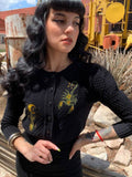 Scorpion cotton knit sweater