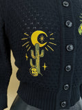 Scorpion cotton knit sweater