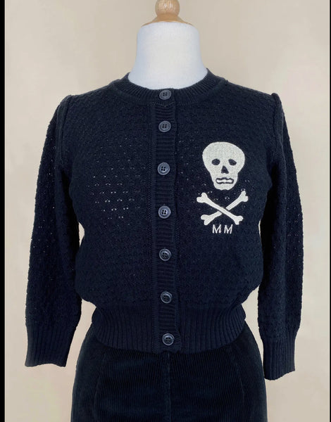 MM skull cardigan