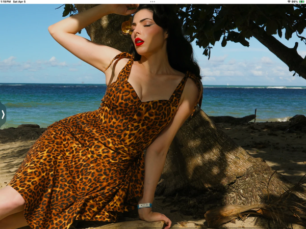 Rockabilly sarong dress